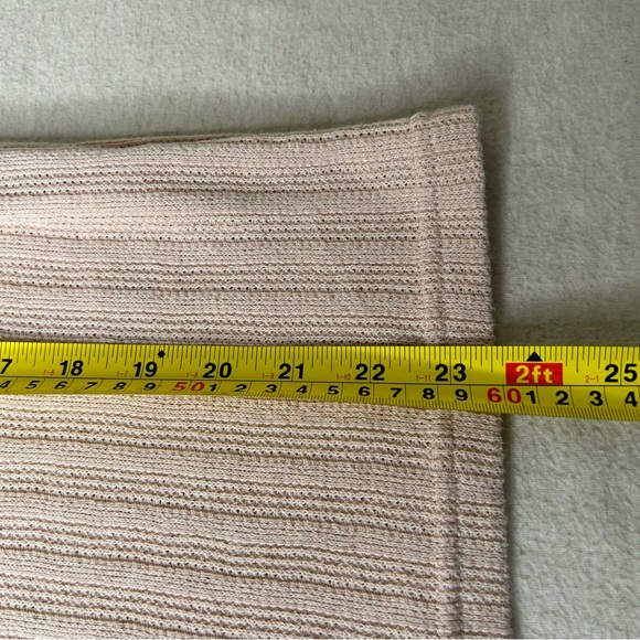 Madewell Pointelle Tie Neck Tunic Top Pink Size S - Picture 8 of 8